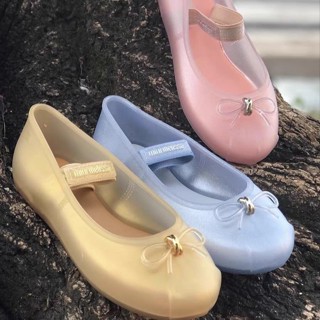 Melissa 2025 รองเท้าเยลลี่สาวสไตล์ใหม่ Bow Ballet Mary Jane …