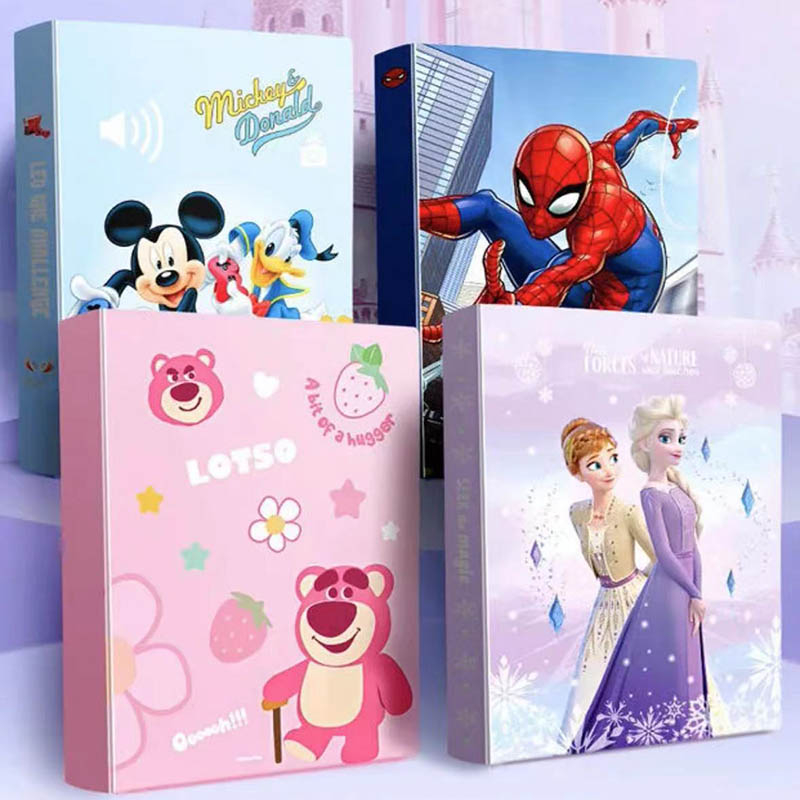 Disney โฟลเดอร์ 30/60 ช่อง ขนาดพกพา สําหรับจัดระเบียบเอกสาร กระดาษ สํานักงาน โรงเรียน
