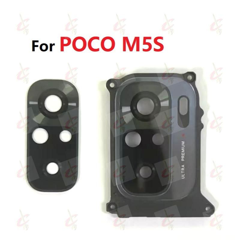 ฝาครอบเลนส์กล้องพร้อมกรอบสําหรับ Poco M5S