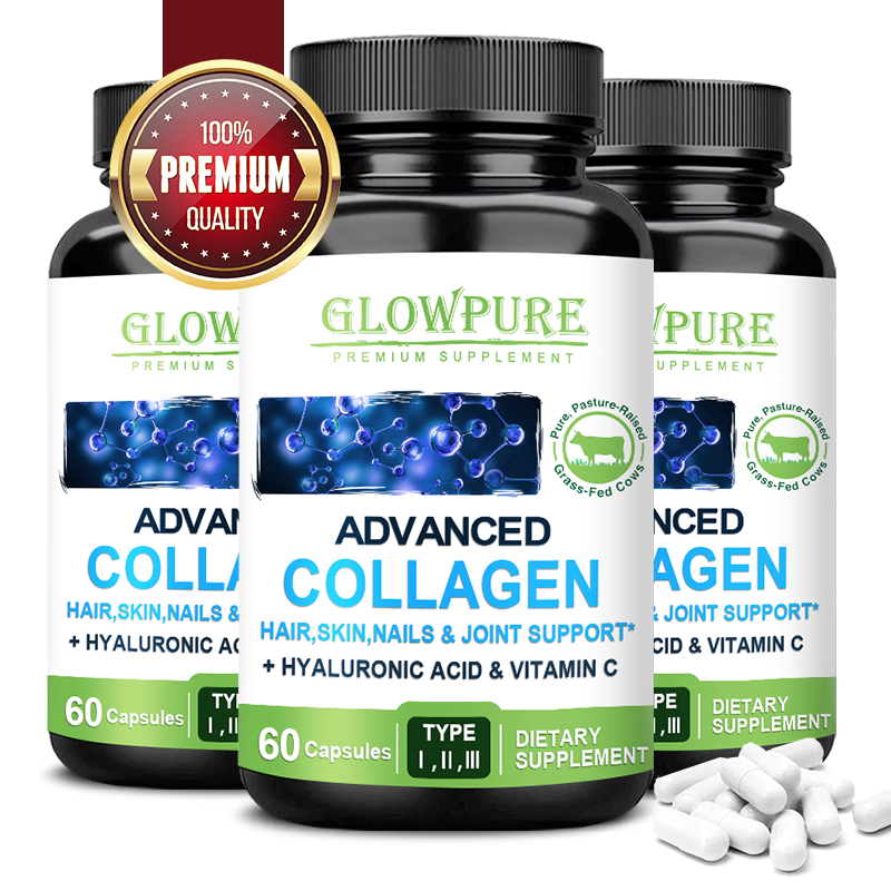 คอลลาเจนเปปไทด์แคปซูลสําหรับผิวต่อต้านริ้วรอยข้อต่อสุขภาพกระดูกด้วยกรดไฮยาลูโรนิกวิตามินซี ราคา ถูกที่สุด ดีลบีเคเค รูปภาพหลัก