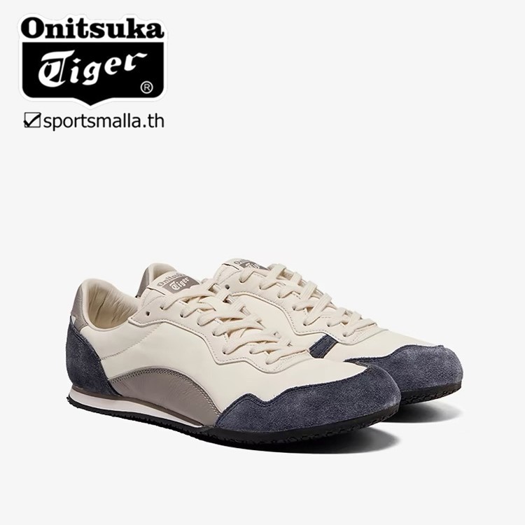 โอนิซึกะ เซอร์ราโน™ Cl Beige รองเท้าลําลองกีฬาสีน้ําเงินเข้ม