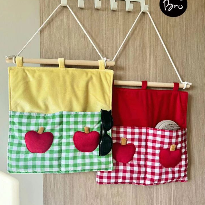 แขวนได้ กระเป๋าเก็บของน่ารัก ตกแต่งผนัง