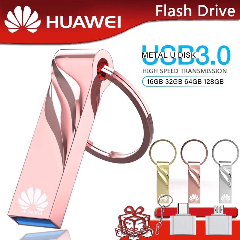 Huawei Metal Flash Memory Driver 1GB 2GB 4GB 8GB 64GB USB3.0 Memory Stick 128GB 256GB 512GB 1TB 2TB ไดรฟ์ปากกากันน้ําความเร็วสูงเหมาะสําหรับคอมพิวเตอร์โทรศัพท์มือถือ