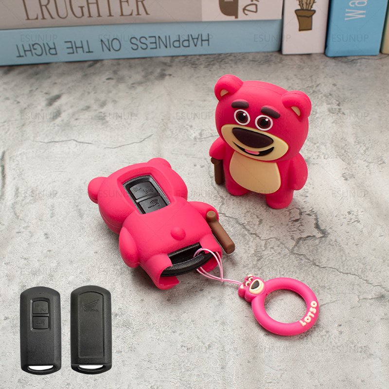 ฝาครอบการ์ตูนlotsoสําหรับhonda Scoopy 2021 2022 VARIO 150 Airblade 150 Click 150 VARIO 125 Click 150i SH125 ปลอกกุญแจรีโมท