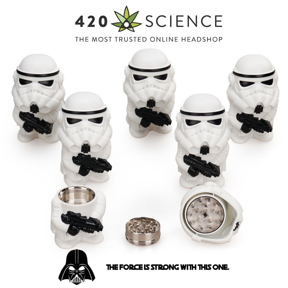 Grinder Star Wars เครื่องบดสมุนไพรการ์ตูนตลก อิมพีเรียล สตอร์มทรูปเปอร์ 1 ชิ้น
