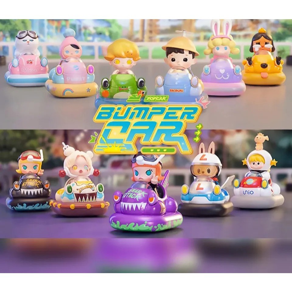 พร้อมส่ง ของแท้ POPMART POPCAR Bumper Car Series Blind Box สําหรับเป็นของขวัญวันเกิด