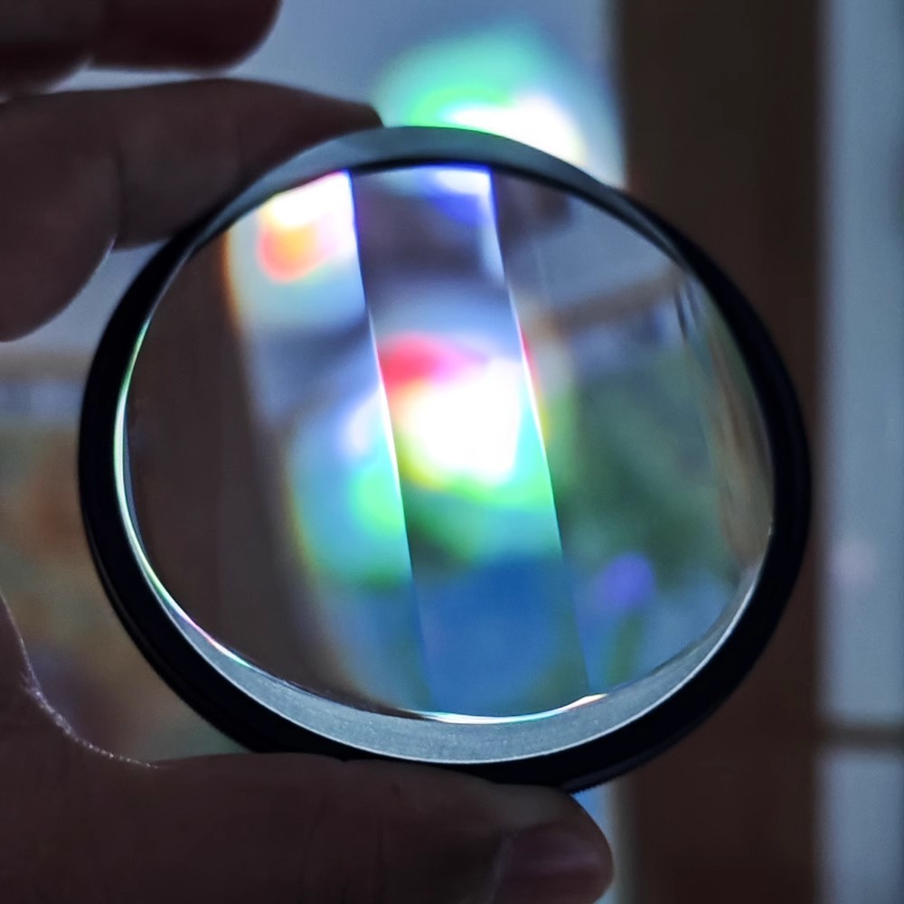 การถ่ายภาพและวิดีโอ Foreground Blur Kaleidoscope Prism Filter SLR อุปกรณ์เสริมเลนส์กล้องเหมาะสําหรับ Canon และ Sony