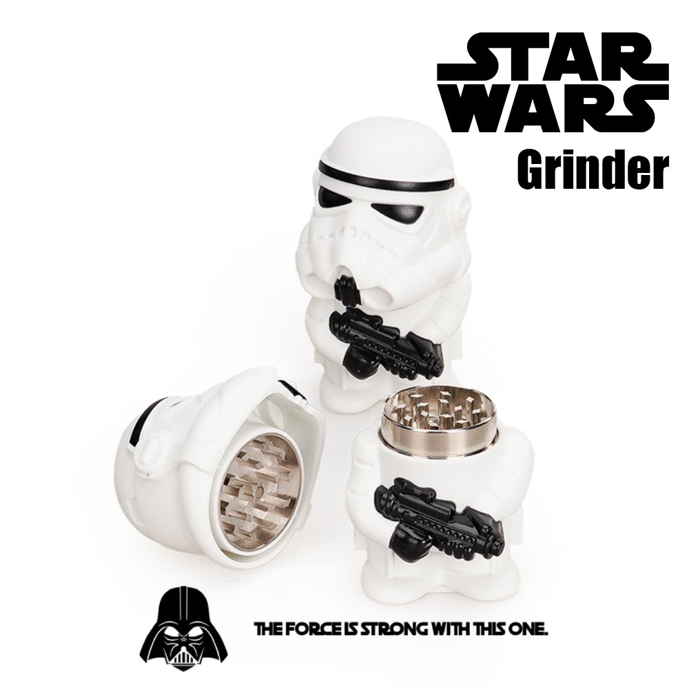 Star Wars-Imperial Stormtrooper Design เครื่องบดสมุนไพร ที่บดสมุนไพร Grinder