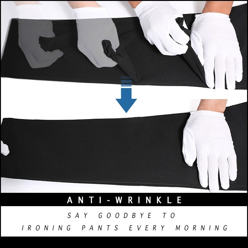 กางเกงทางการธุรกิจลําลองทรงหลวมสําหรับผู้ชาย - รูปที่ 5