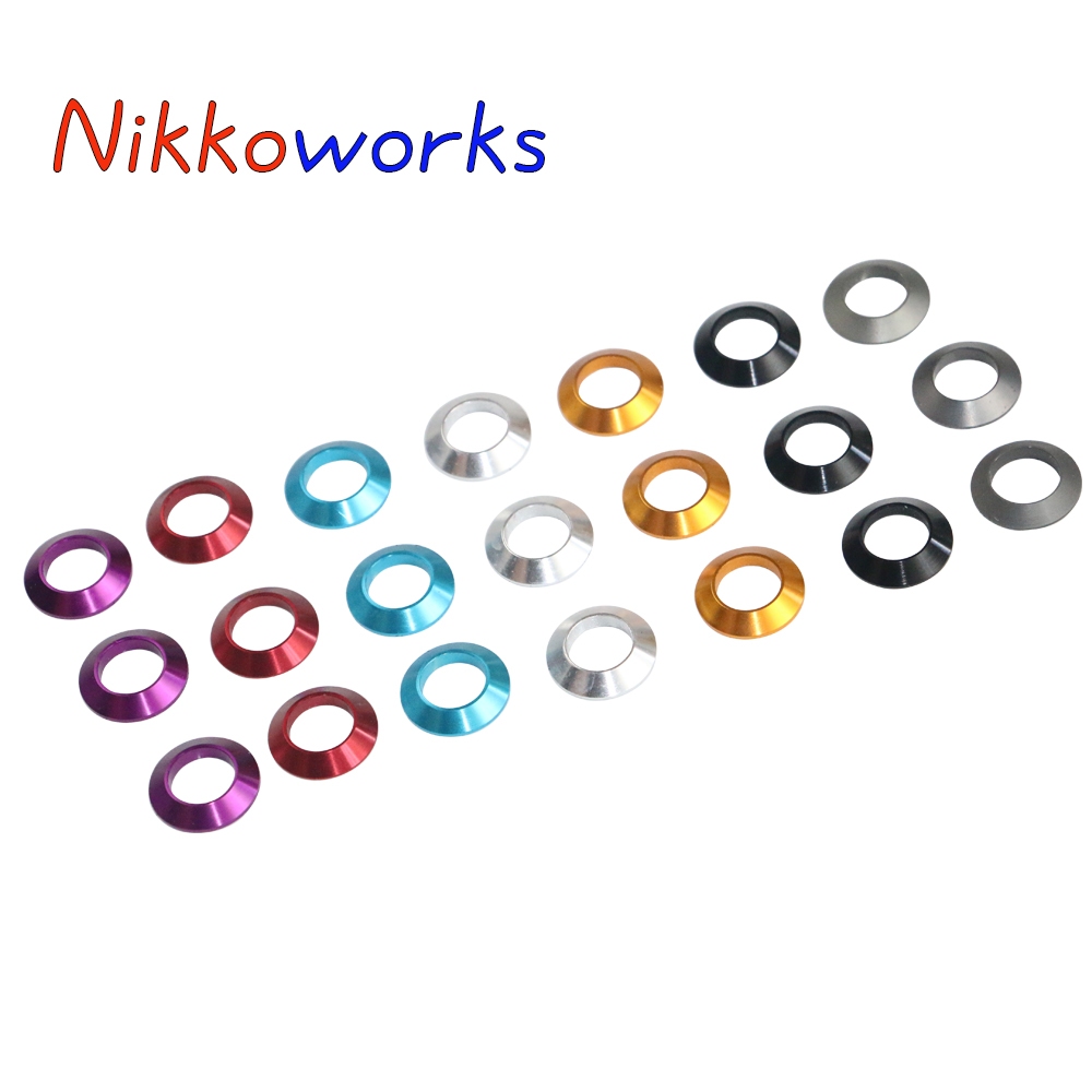 Nikkoworks แหวนตรวจสอบไขลานสําหรับ DIY คันเบ็ดแบบกําหนดเองส่วนประกอบอาคารอุปกรณ์ซ่อม - รูปที่ 2