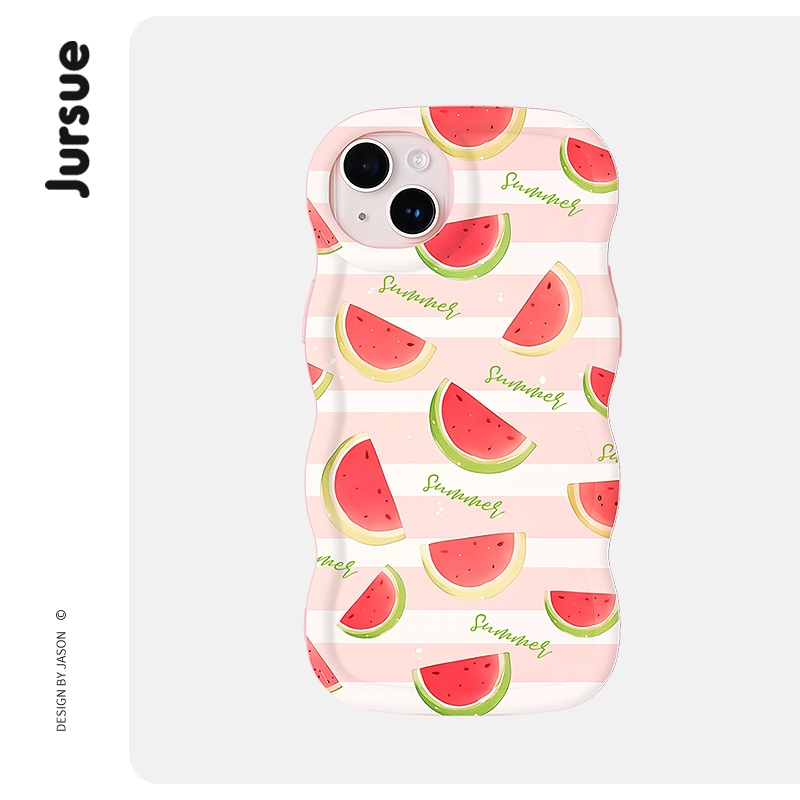Jursue น่ารักตลกความงามกันกระแทกสําหรับ iPhone 17 16 15 14 13 12 11 Pro Max SE 2020 X XR XS 8 ip 7 P