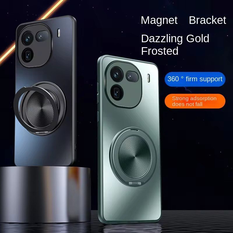สําหรับ VIVO IQOO 12 11 10 9 8 7 Pro neo 9 9s plus z9 turbo z9x z8 z8x z7 กรณี Hard AG Matte พร้อมแหวนแม่เหล็กป้องกันปกหลังสําหรับ IQOO12 12Pro 11 10 เคสโทรศัพท์