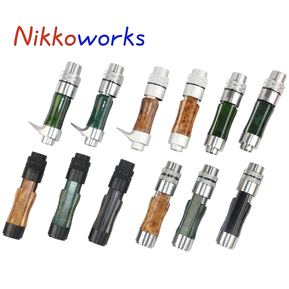NIKKOWORKS โครงไม้สำหรับรอกตกปลาแบบหมุนสำหรับส่วนประกอบการสร้างคันเบ็ดแบบ DIY อุปกรณ์เสริมคันเบ็ดแบบน้ำหนักเบาพิเศษ
