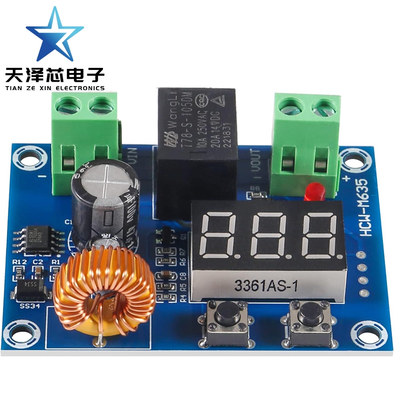 12v-36v DC โมดูลป้องกันแรงดันไฟฟ้า XH-M609 Digital Low Voltage Protector ตัดการเชื่อมต่อสวิทช์โมดูลป้องกัน