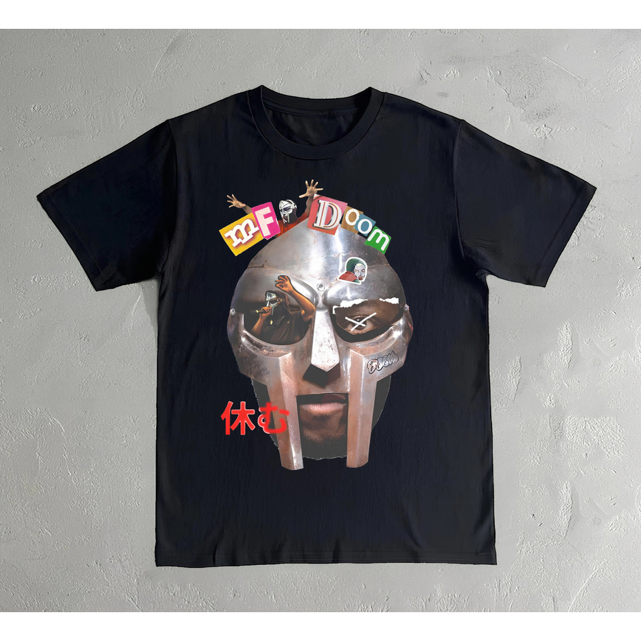 เสื้อ MF Doom วินเทจ MF Doom Merch Madvillain เสื้อ Rapper Tee