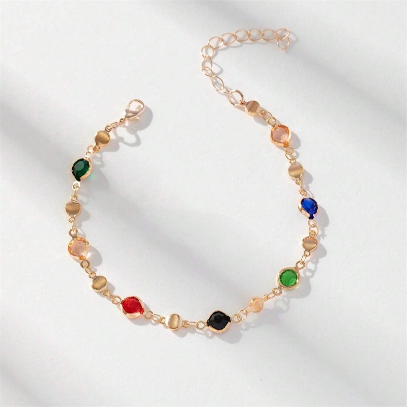 ใช่ ใหม่แฟชั่นรักสร้อยข้อมือคริสตัลโลหะผสมวันหยุดของขวัญวันวาเลนไทน์สําหรับผู้หญิงอุปกรณ์เสริมปรับ ไม่แพ้ง่าย - รูปที่ 5