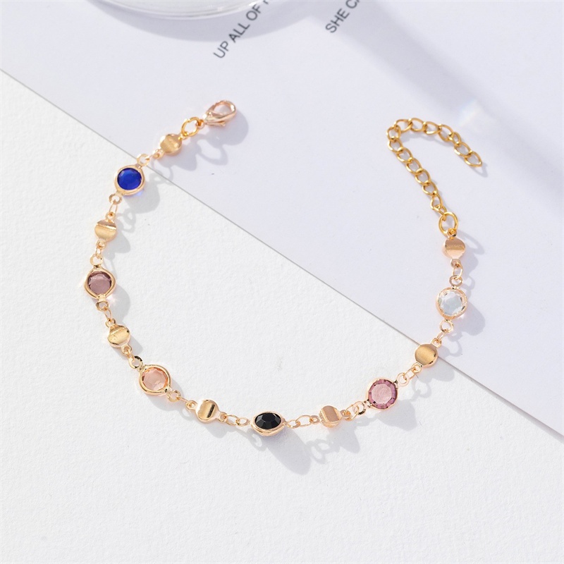 ใช่ ใหม่แฟชั่นรักสร้อยข้อมือคริสตัลโลหะผสมวันหยุดของขวัญวันวาเลนไทน์สําหรับผู้หญิงอุปกรณ์เสริมปรับ ไม่แพ้ง่าย - รูปที่ 6