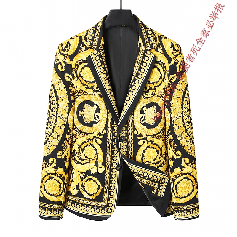 New_versace เสื้อคลุมแจ็คเก็ตเบลเซอร์ลําลองผู้ชาย Size S-XXXL PP102