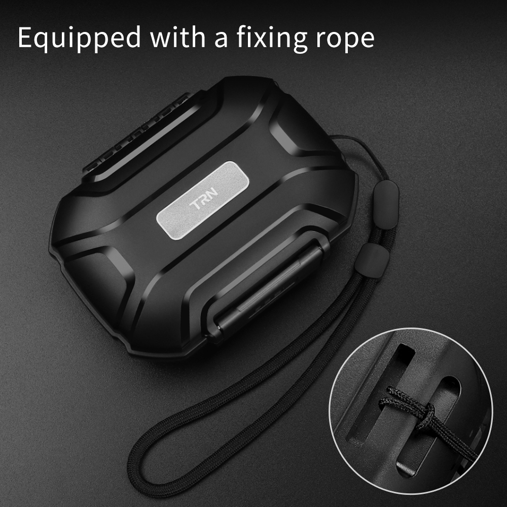 Trn MAG + หูฟังกันน้ํากล่องเก็บวัสดุโพลีคาร์บอเนตสําหรับ TRN KZ QKZ SIMGOT MOONDROP CCA