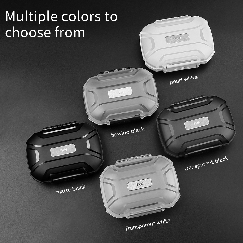 Trn MAG + หูฟังกันน้ํากล่องเก็บวัสดุโพลีคาร์บอเนตสําหรับ TRN KZ QKZ SIMGOT MOONDROP CCA