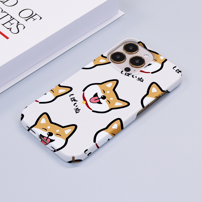 สุนัขน่ารักสําหรับiphone 15 14 13 12 11 Pro Max X XR Xs Max 8 7 6s Plus SE 2020 Brightก๋วยเตี๋ยวสี่ขนมปังป้องกันกล้องกันกระแทกฝาหลังเคสโทรศัพท์ ajhc
