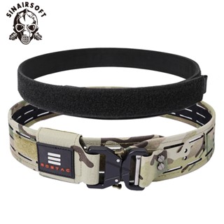 Sinairsoft หัวเข็มขัดโลหะน้ําหนักเบากลางแจ้งเข็มขัดไนลอนสองช…