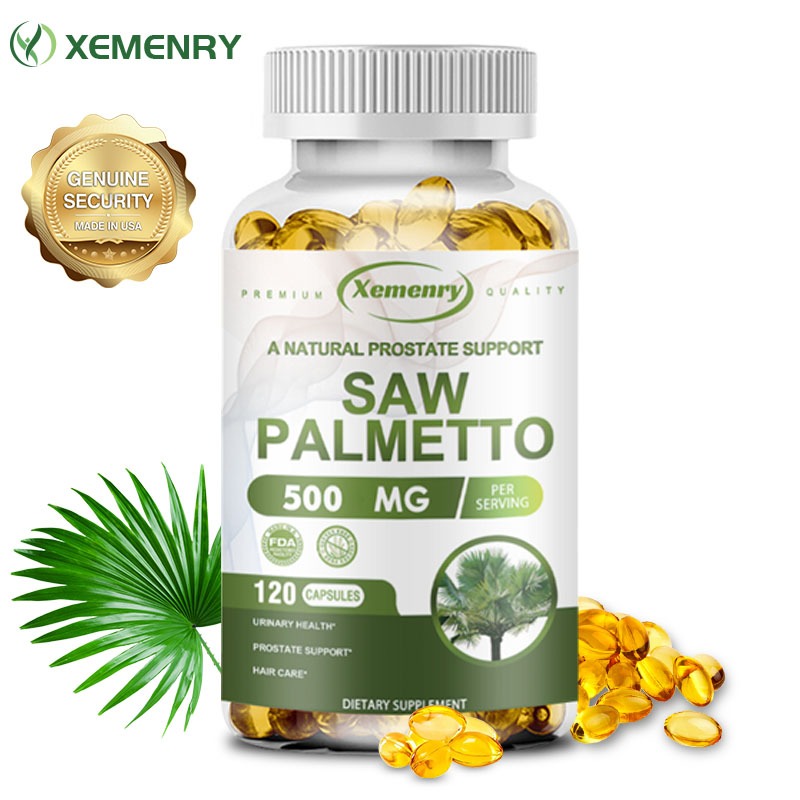 ผลิตภัณฑ์เสริมอาหาร - Saw Palmetto - สุขภาพต่อมลูกหมาก, ป้องกันผมร่วง, ส่งเสริมการเจริญเติบโตของเส้นผม, ส่งเสริมสุขภาพทางเดินปัสสาวะ