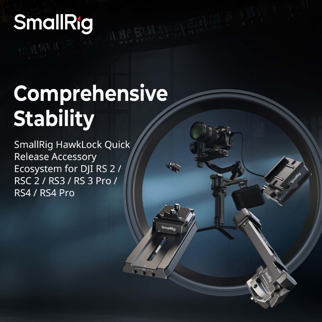 Smallrig HawkLock Arca-Swiss /Manfrotto Quick Release Plate/Mini NATO Rail/Monitor Support/สําหรับ D