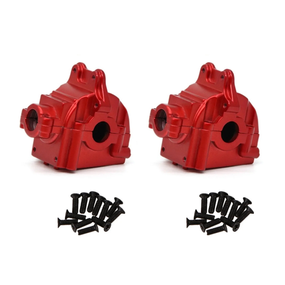 2pcs กล่องเกียร์โลหะ Shell Differential Housing GearBox สําหรับ Wltoys 144001 144002 144010 124016 124019 อะไหล่อัพเกรด