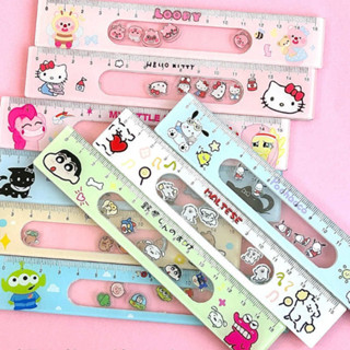 Hokey Pokey ไม้บรรทัดไม้บรรทัดสองด้าน 15 ซม.น่ารักการ์ตูน St…