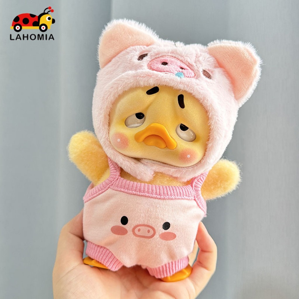 Lahomia ชุดเป็ด upsetduck เป็ดหน้าบึ้ง 15 ซม. เสื้อผ้าเป็ดตุ๊กตาเป็ดเสื้อผ้าอุปกรณ์เสริมน่ารักสบาย ทําเอง
