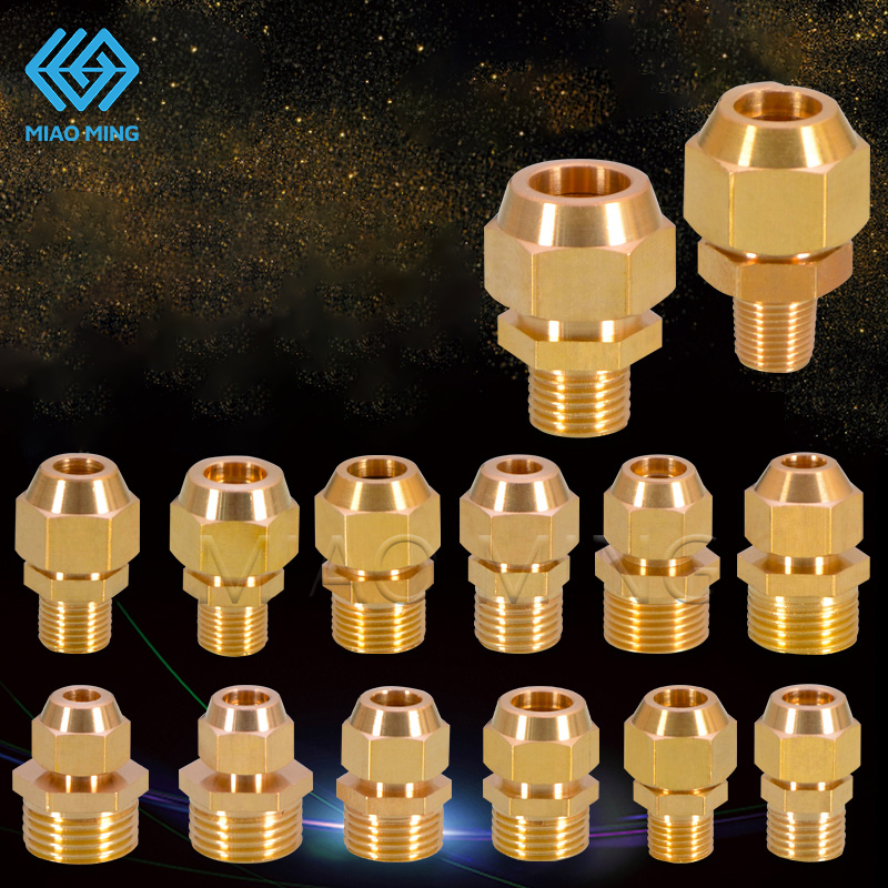 1/8" 1/4 "3/8" 3/4" ALi Copper flare NUT union ทองเหลือง flare NUT Aircond ติดตั้งท่อทองแดง NUT unio