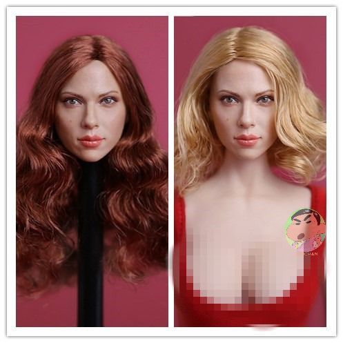 GACtoys 1/6 GC002 Black Widow Scarlett Johansson Head Sculpt