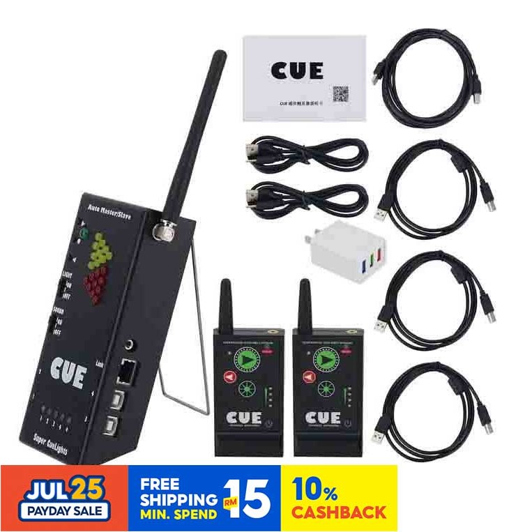 ⭐⭐⭐Super Cuelight Presenter Remote One Receiver และเครื่องส่งสัญญาณสองตัวสําหรับการนําเสนอ PowerPoint