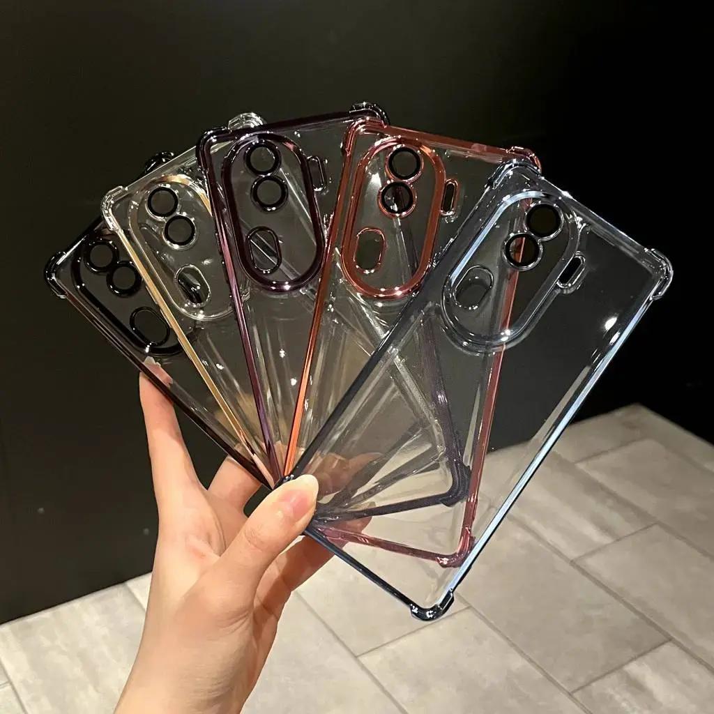 เคสโทรศัพท์, สำหรับ OPPO Reno 11 5G 11 Pro Reno 10 Pro เคสนิ่ม, โปร่งใส, ถุงลมนิรภัยสี่มุม, พร้อมฟิล์มเลนส์ - รูปที่ 5