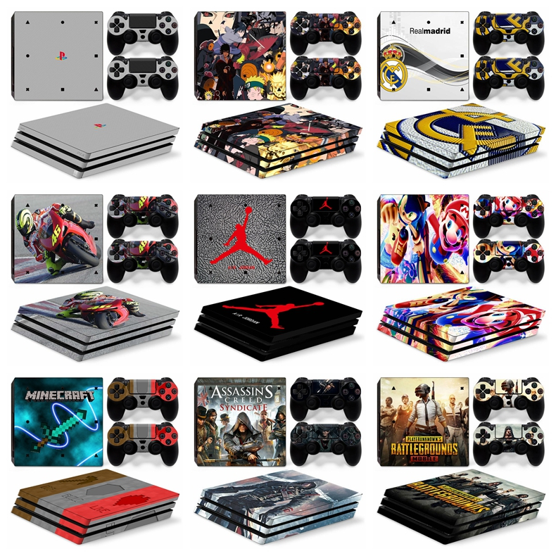 99 รูปแบบ PS4 PRO Playstation 4 PRO คอนโซลชุดผิวไวนิล Decal สติกเกอร์คอนโทรลเลอร์