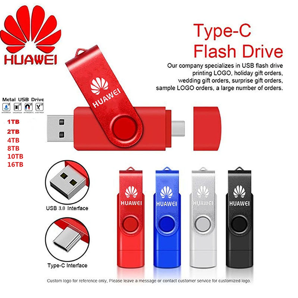 Huawei 16TB Metal USB 3.0 ความเร็วสูง 1TB 4TB 8TB ที่เก็บดิสก์แบบพกพา