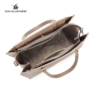 David Jones Paris กระเป๋าสะพายไหล่ กระเป๋าถือ หนัง Pu สําหรับสตรี