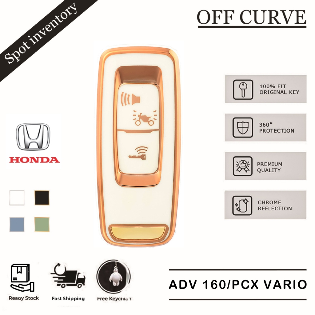เคสกุญแจรีโมทรถยนต์ tpu สําหรับ honda pcx160 giorno adv150 sh125 click160 adv350 sh350