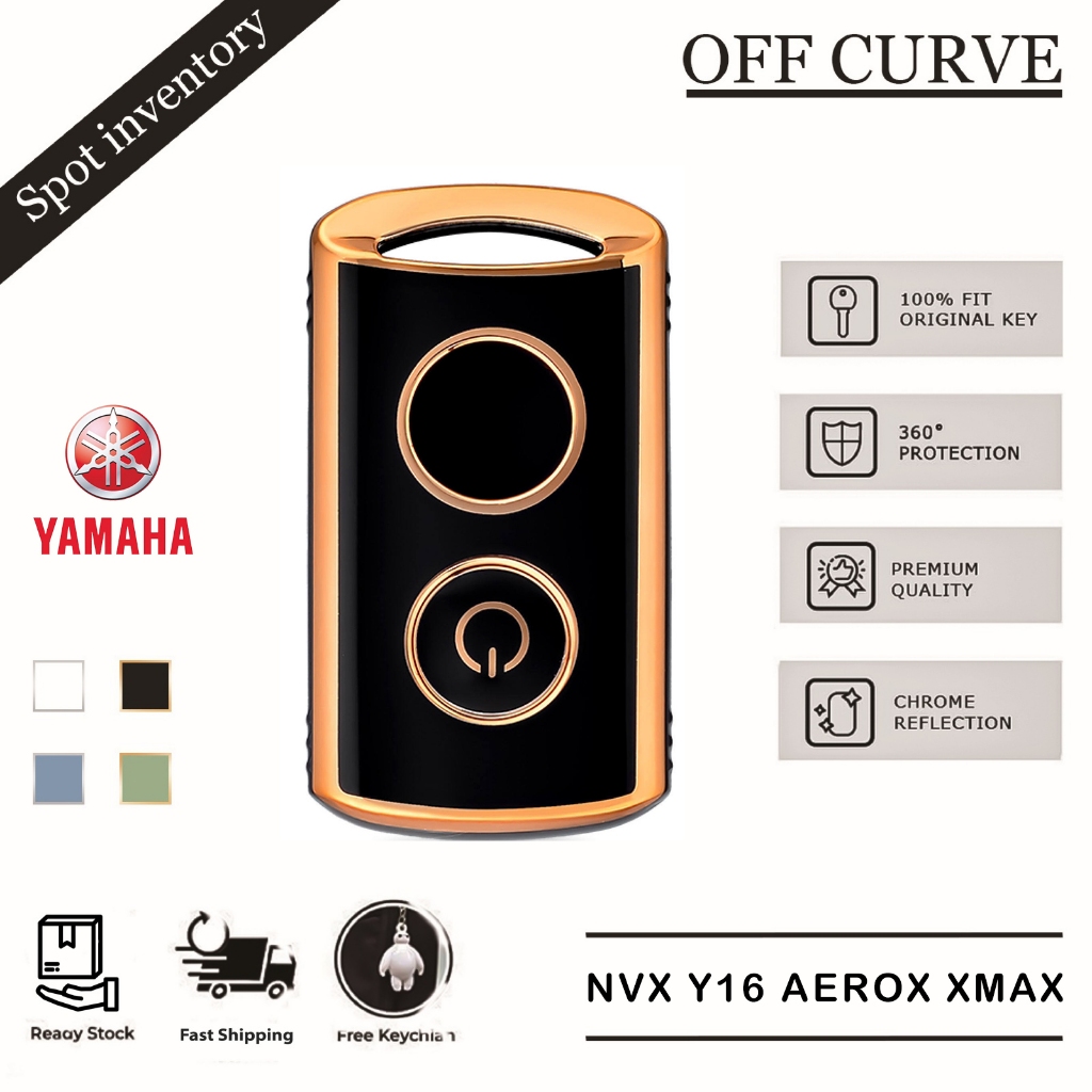 Tpu ฝาครอบสําหรับ Yamaha NVX / Y16 / AEROX / XMAX รีโมท Keyless Key Protector พวงกุญแจ Fob อุปกรณ์เสริม