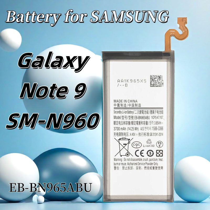 แบตเตอรี่สําหรับ for SAMSUNG Galaxy Note 9 แบต N960/N960F EB-BN965ABU