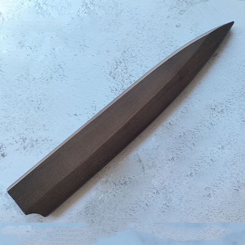ปลอกเชฟญี่ปุ่น Yanagiba Sakimaru Nakiri Wood Saya Blade Guard Sashimi Kiritsuke เคสป้องกัน