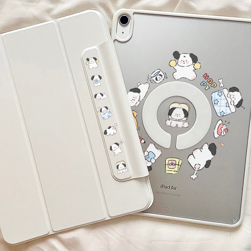 Osee Pro เคส iPad 720° หมุนได้ 2-in-1 แม่เหล็กหัวเข็มขัดแบบถอดได้สไตล์เคสป้องกันทาสีอะคริลิกสำหรับ iPad Pro 13 Pro 2 3 4 5 11 นิ้ว air 13 นิ้ว ไอแพด air 4 Air 5 ไอแพด air 6 air 7 M2/M3(2020/2022/2024/2025)ไอแพด gen 7 8 9 10 11 mini 6 7 ชาร์จแบบแม่เหล็กได้