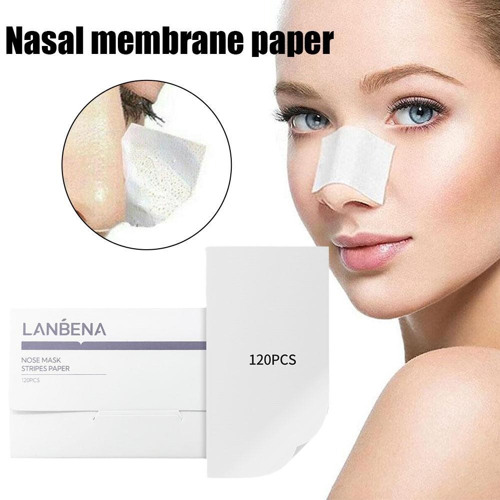 Lanbena Blackhead Nose Mask Strip 120 ชิ้น (เฉพาะกระดาษ)