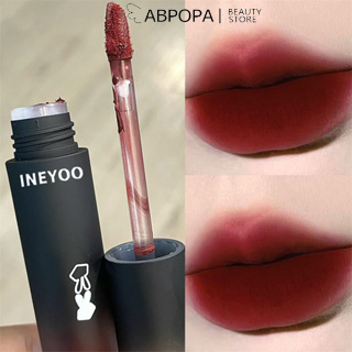 Ineyoo® ลิปสติก ลิปกลอส เนื้อแมตต์ ติดทนนาน ขนาด 2.5 กรัม