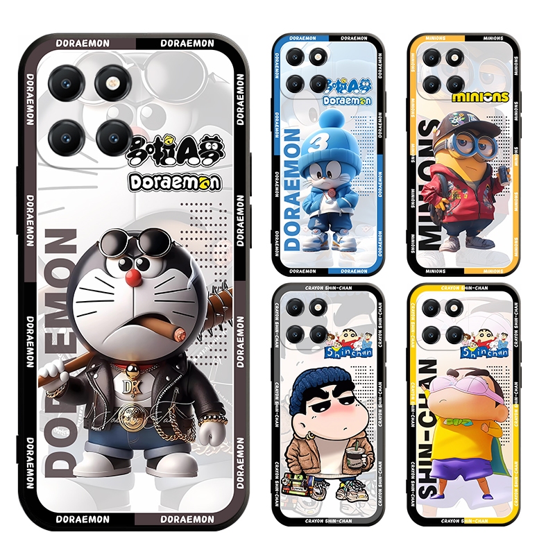 เคสสําหรับ Honor X7C X5B X8 X6B X8B X6A X8A X7A X5 PLUS 4G 5G การ์ตูน Matte Case Soft Cover