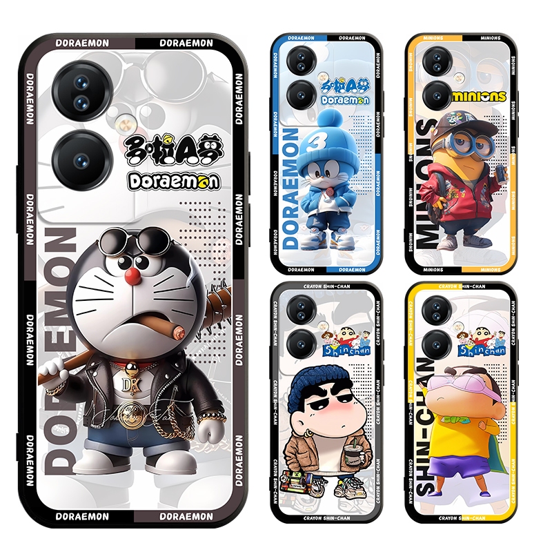 เคสสําหรับ OPPO A3X A3 PRO 5G A79 A60 A55 การ์ตูน Matte Case Soft Cover