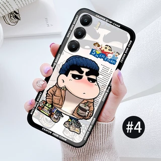 เคสสําหรับ OPPO RENO 12 12F 11F 11 10 8T PRO PLUS 4G 5G การ์ตูน Matte Case ปกอ่อน