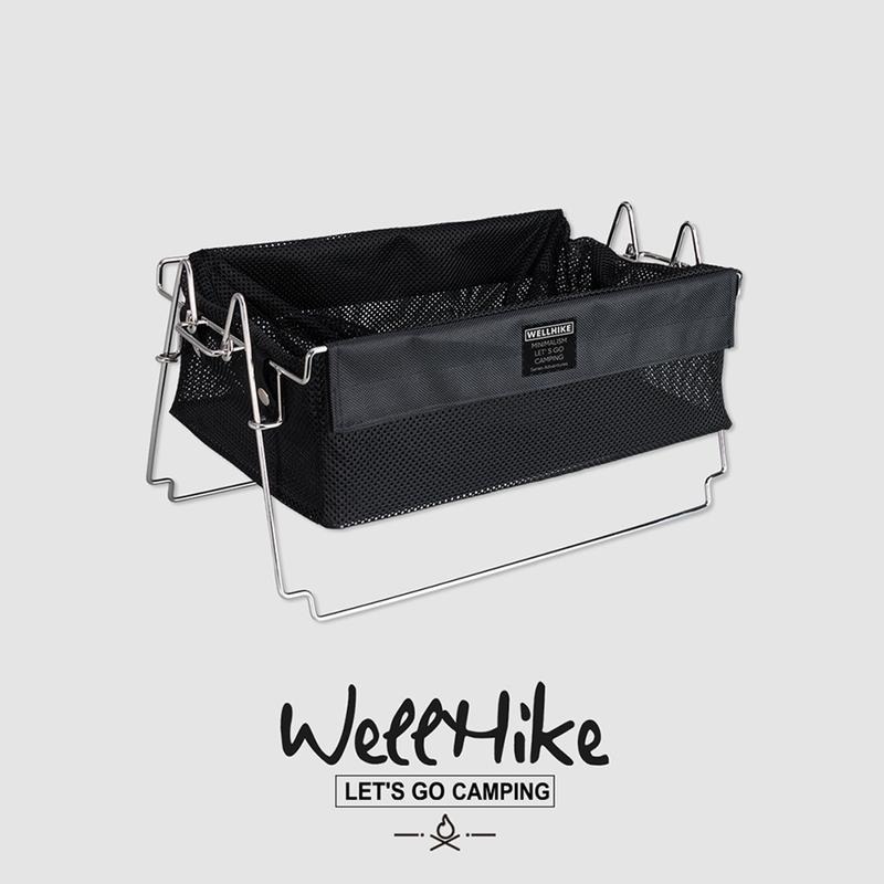 สต็อกพร้อมในกรุงเทพ Wellhike กล่องเก็บของ Camping Multifunctional Stacking Storage กล่องเก็บของแบบพกพา | กระดานตารางตารางพับกลางแจ้ง | การออกแบบที่มีน้ําหนักเบาง่ายต่อการพกพาและจัดเก็บมัลติฟังก์ชั่เหมาะสําหรับกิจกรรมกลางแจ้งทุกชนิด