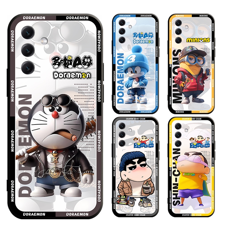 สําหรับ Samsung A06 A55 A35 A15 A25 A05 A05S M15 M14 J6 4G 5G Plus Prime ฝาครอบการ์ตูนนุ่มกรณี